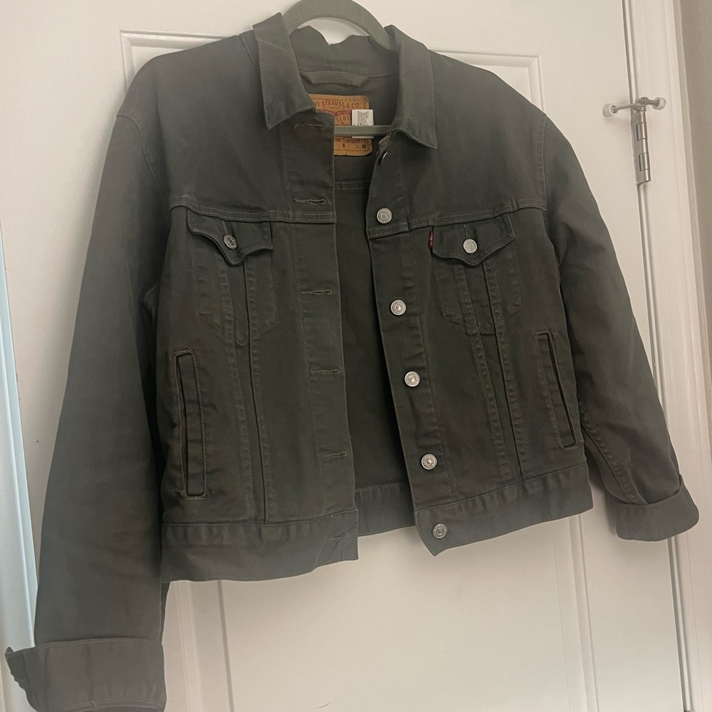 Levi's Dark Green Denim Jacket